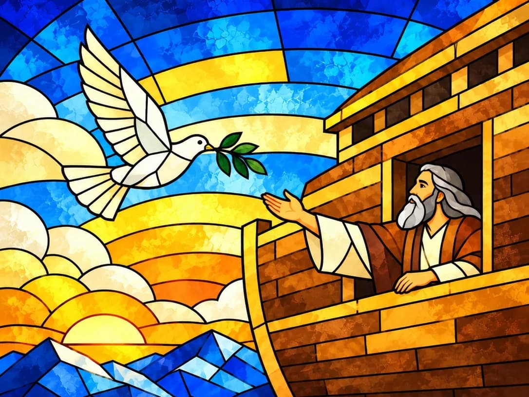 Artwork for the Noah story
