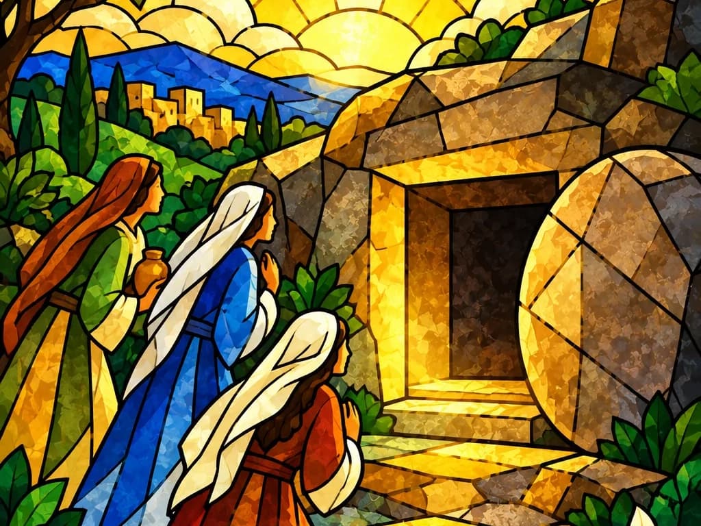 Artwork for the Resurrection story
